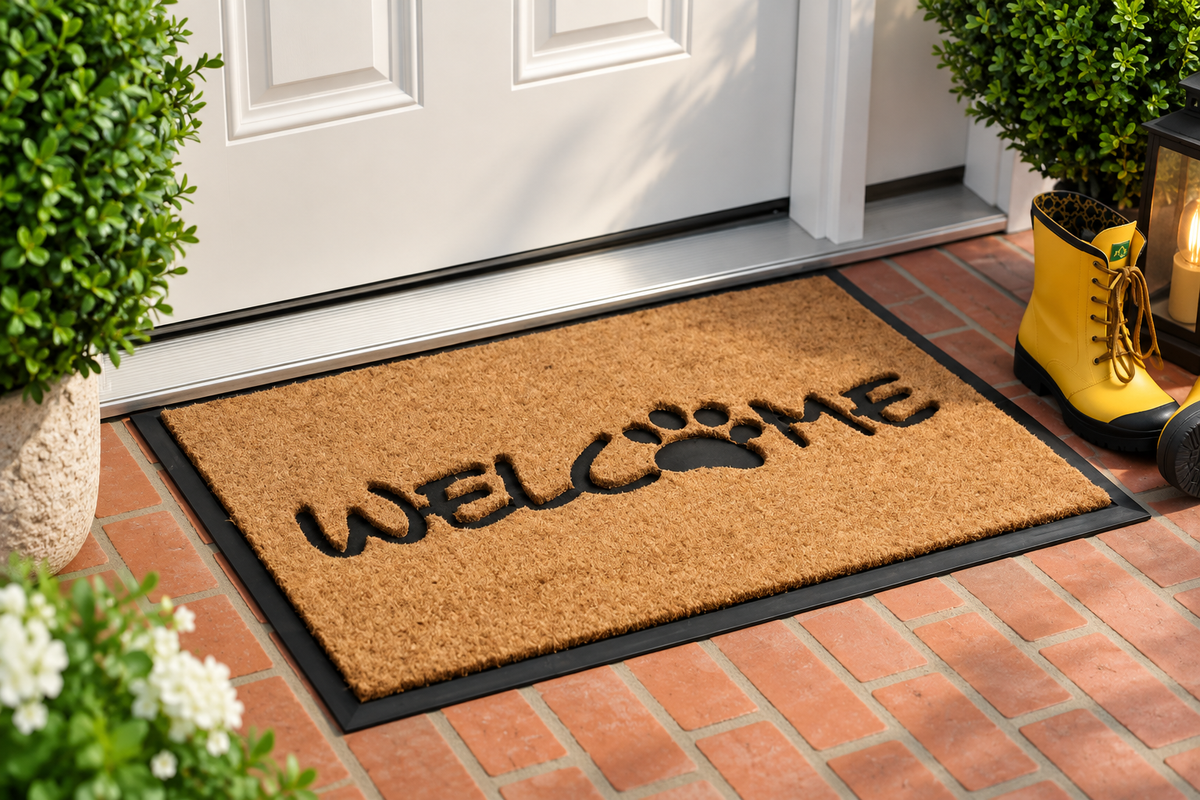 Welcome Paw Pet Doormat