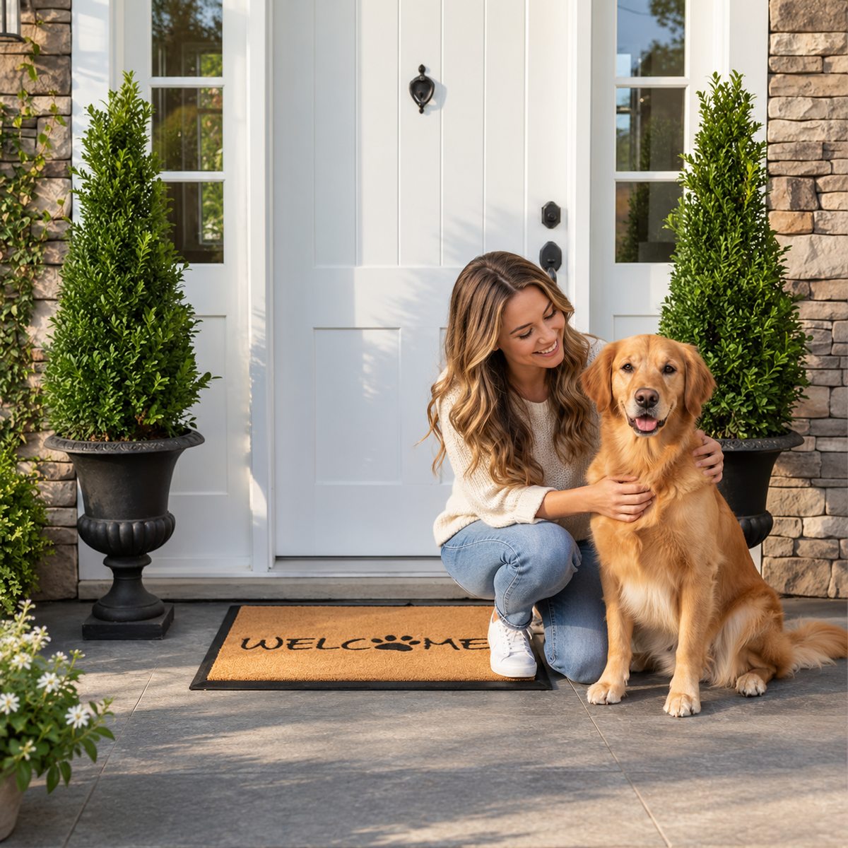 Welcome Paw Pet Doormat