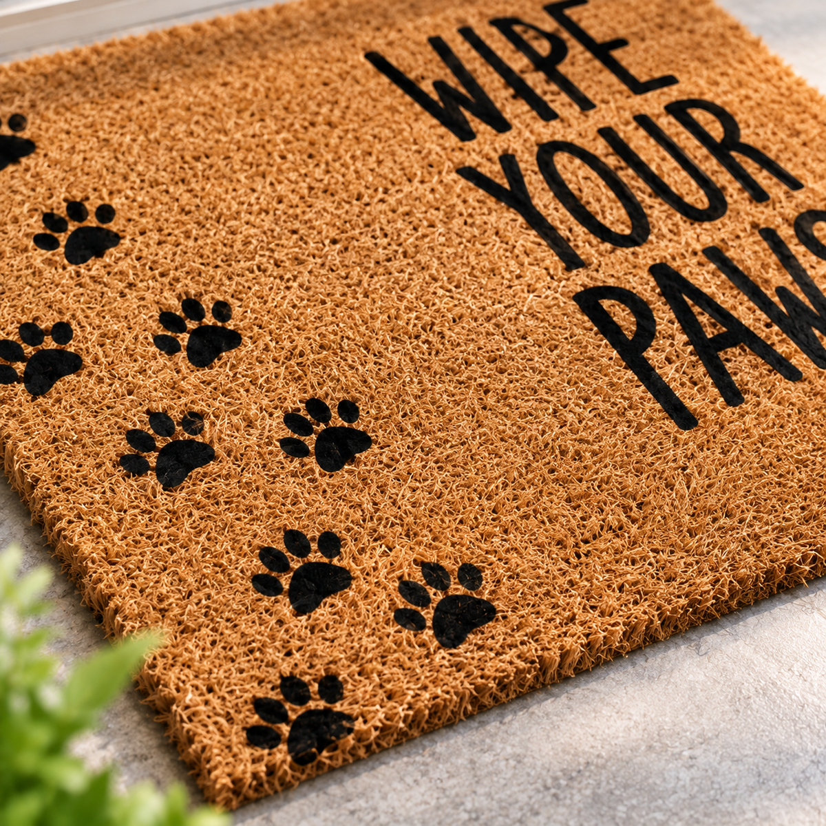Wipe Your Paws Pet Doormat
